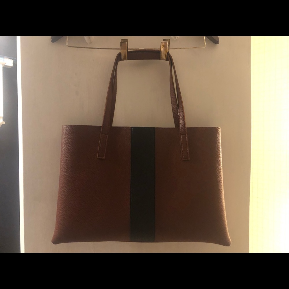 Vince Camino Brown Leather Satchel